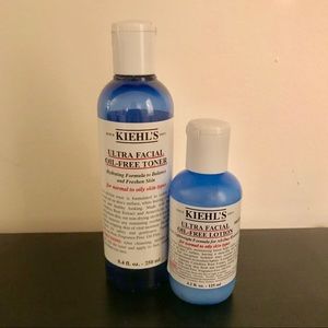 Kiehl’s Oil Free Ultra Facial Lotion and Toner